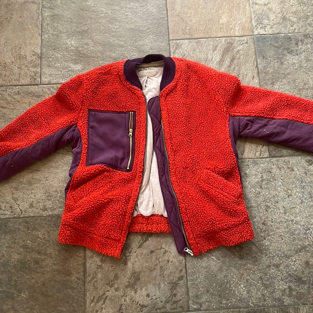 We The Free Red and Purple Jacket